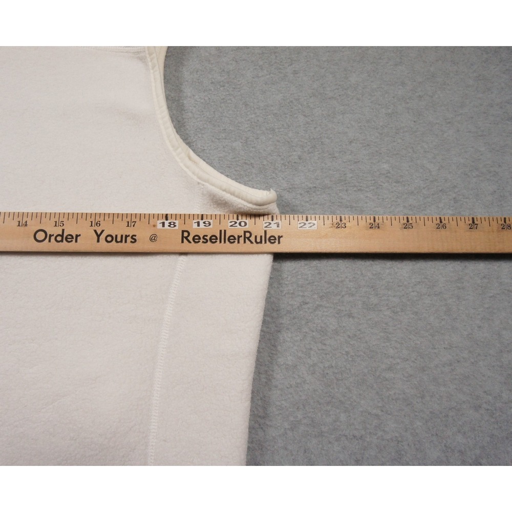 Vineyard Vines Jacket Womens Medium White Vest Fleece Full Zip Outdoors Ladies - Picture 11 of 13
